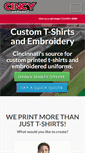 Mobile Screenshot of cincyapparel.com